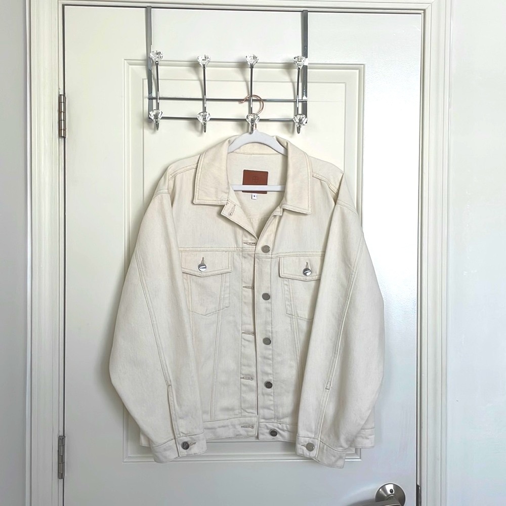 Anine Bing Rory Jacket - Ecru, Small